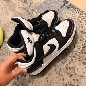 Nike Kids Black and White Sneakers
